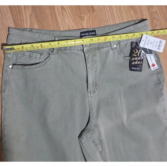 Frank Lyman Women Jeans XXL Sage Made in Canada New With Tag - Picture 5 of 8